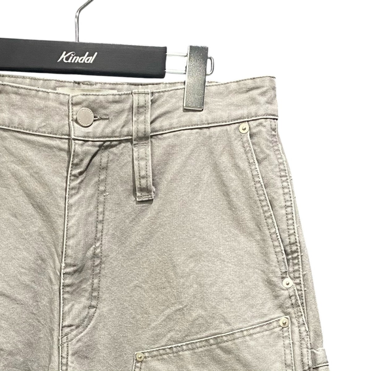 ハーフパンツDOUBLE KNEE MOTION PLEAT CANVAS SHORT PANTS