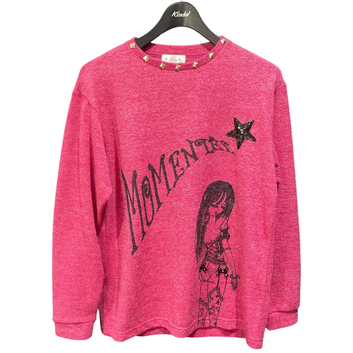 Studded MOMENTEL Girl Knit Hot