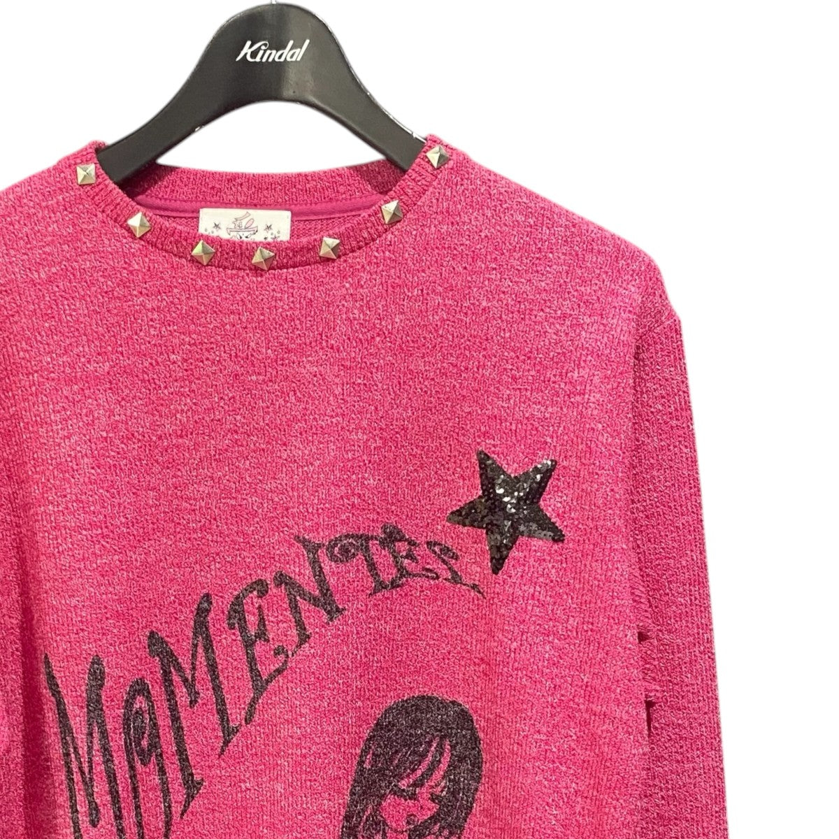 Studded MOMENTEL Girl Knit Hot
