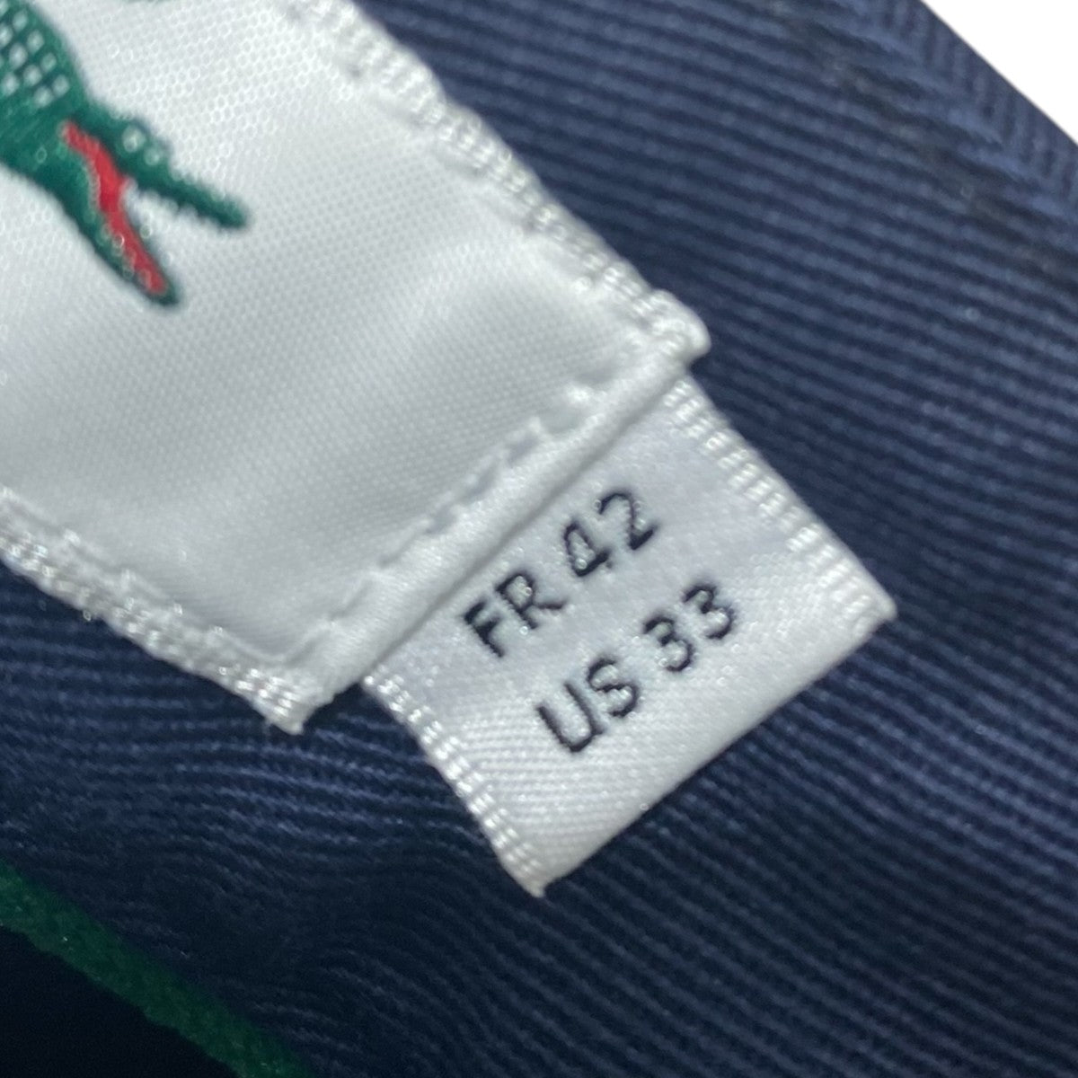 LACOSTE イージーワイド チノパンツHH005J 古着・中古-6枚目のアイテム画像