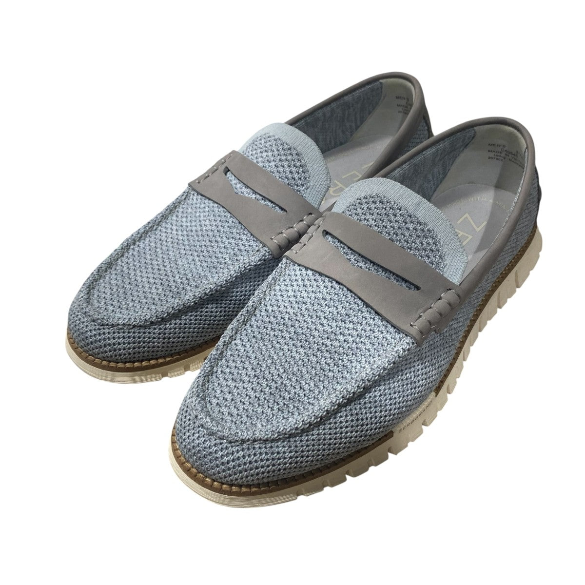COLE HAAN ゼログランド リマスタード スティッチライトローファーC40545 古着・中古-1枚目のアイテム画像