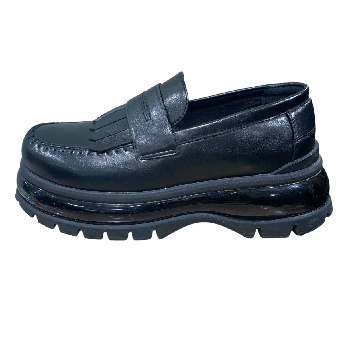 Air Cushion High Sole Loafers