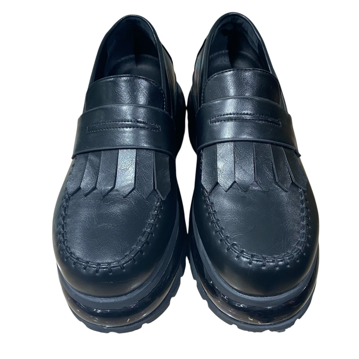 Air Cushion High Sole Loafers
