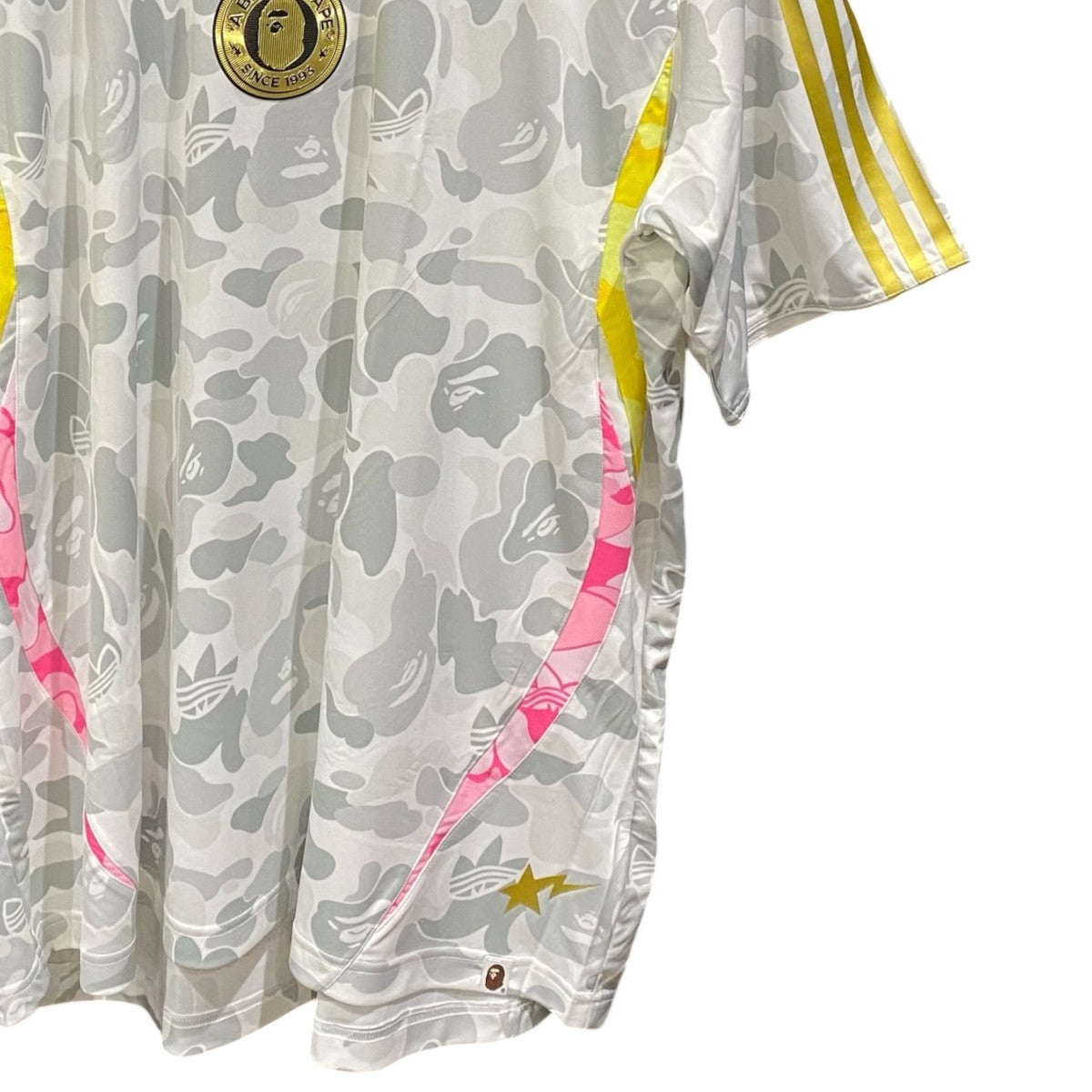 A BATHING APE×adidas TEAMGEIST TEE BAPE AKU5996 古着・中古-4枚目のアイテム画像