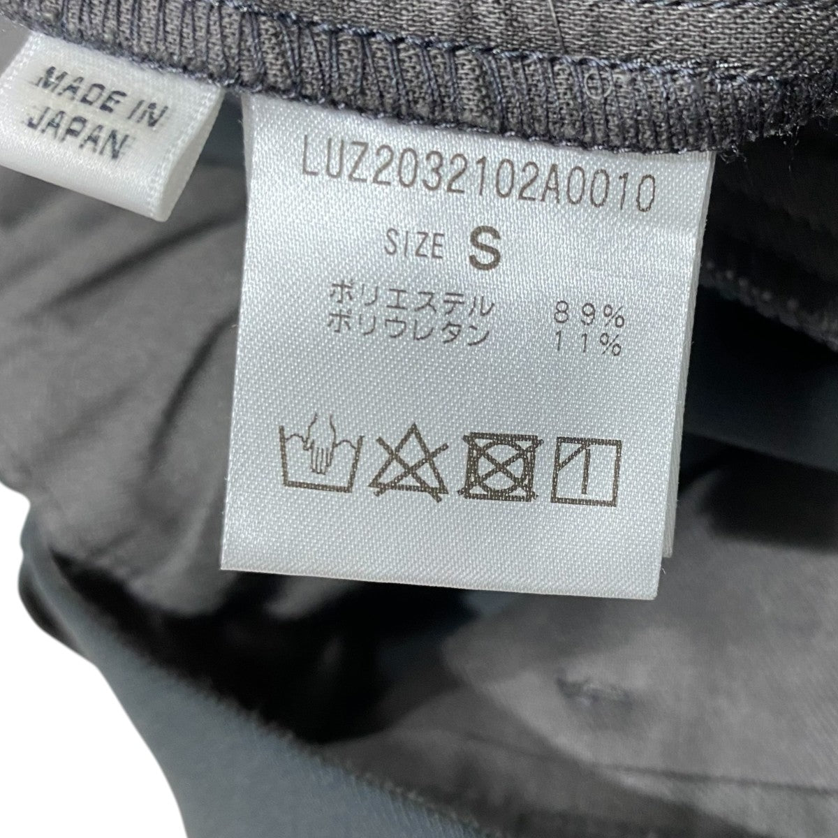 スラックス セミフレアＺＩＰパンツLUZ2032102A0010