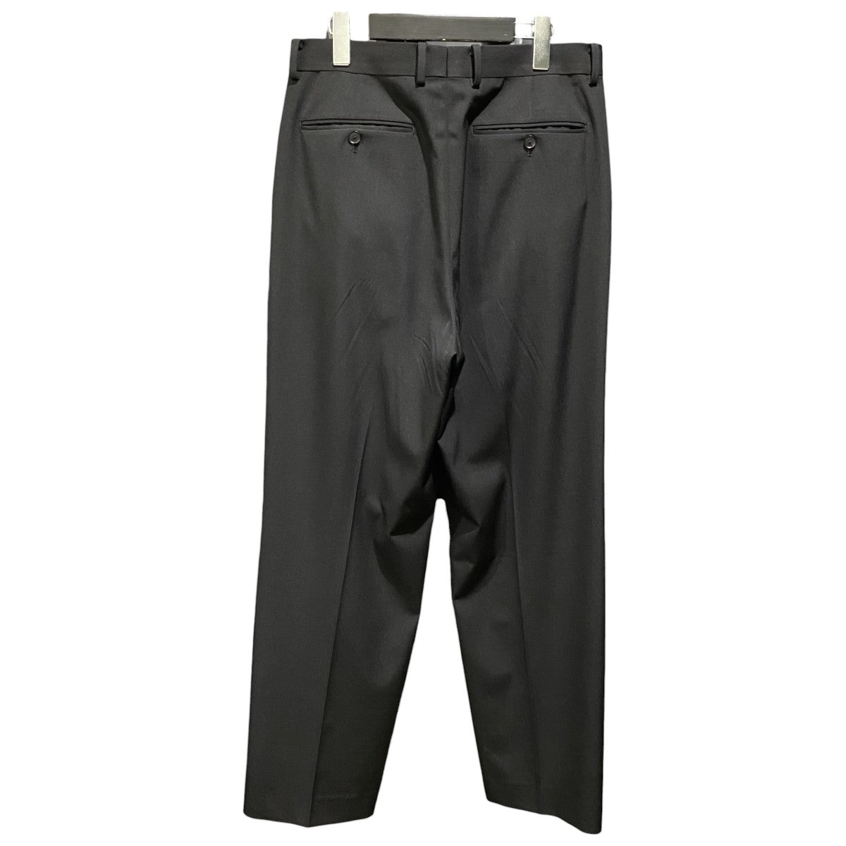 LIGHT WOOL MAX GABARDINE TWOｰTUCK SLACKSA26AP03MG