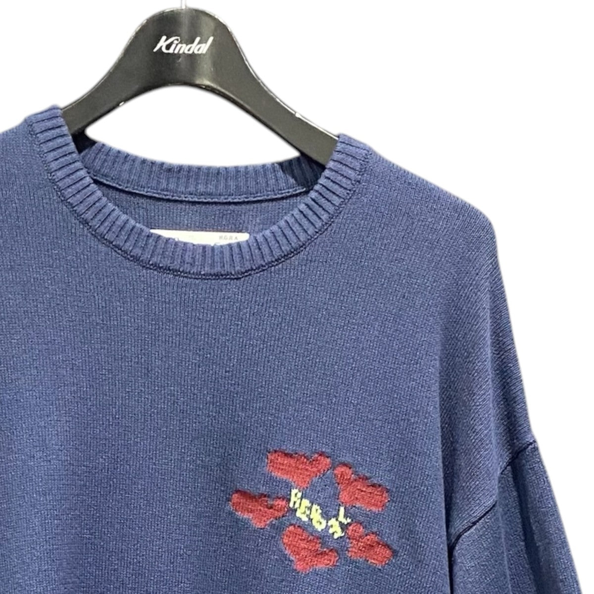 ROUGH FLOWER KNIT TEE26HG-SS12