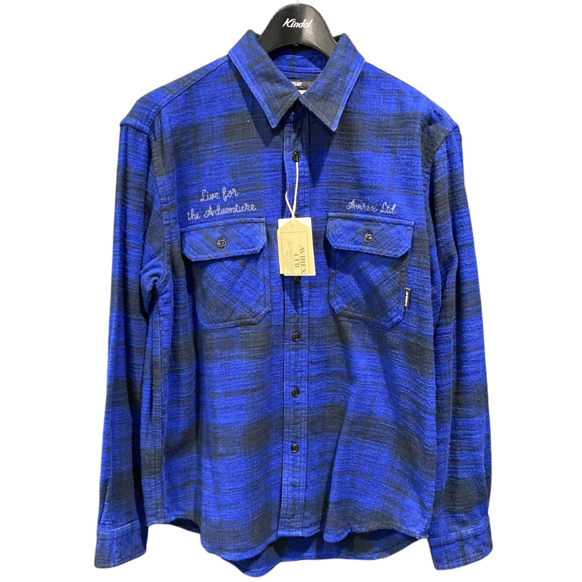 BLEACH WASHED NEP CHECK SHIRT783-5220016