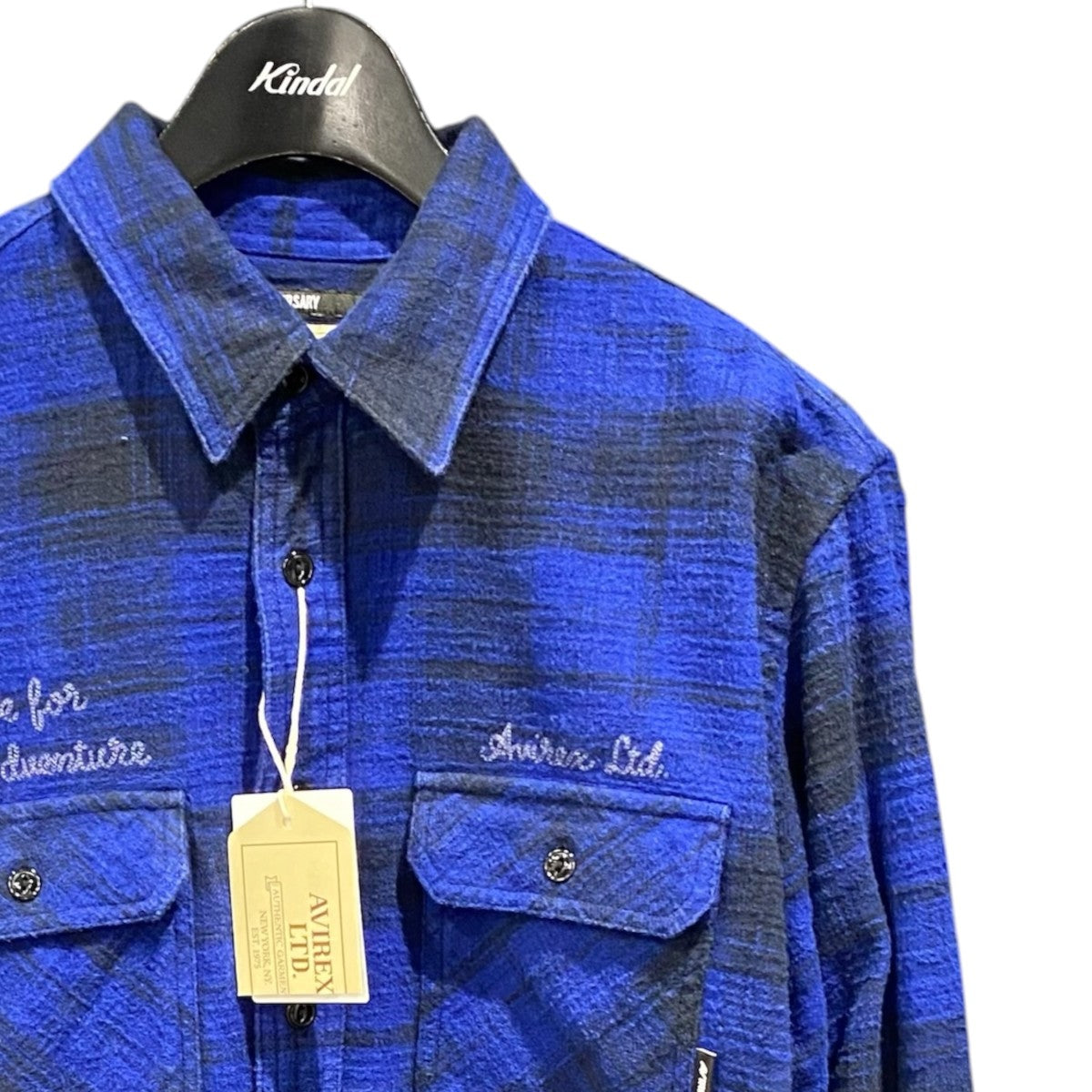BLEACH WASHED NEP CHECK SHIRT783-5220016