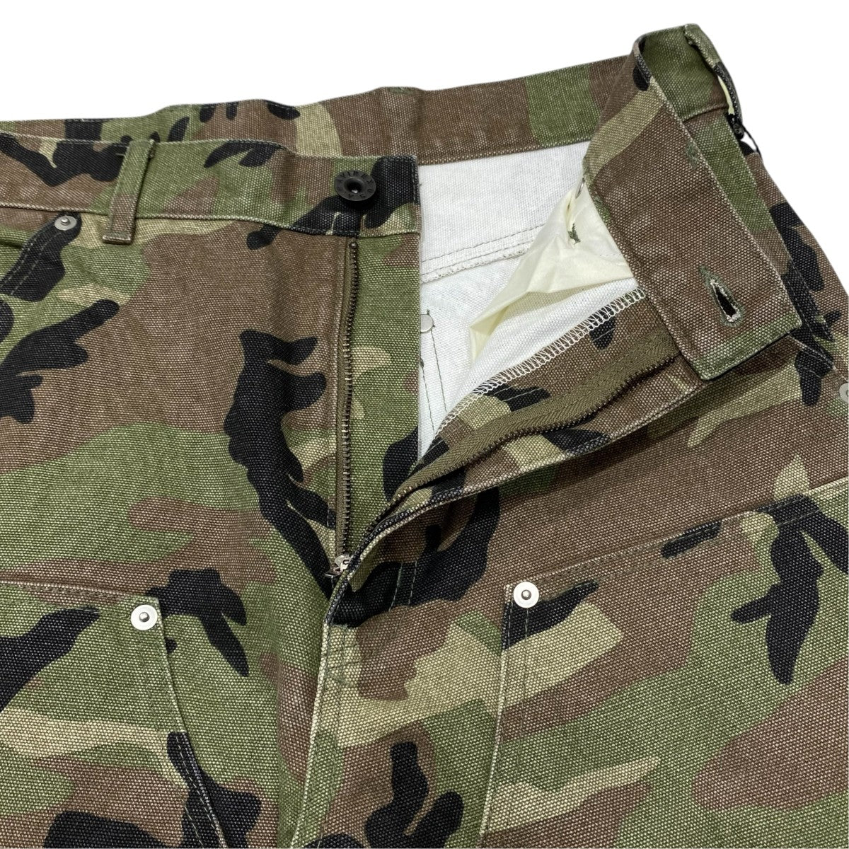 CAMO DOUBLE KNEE DUCK PAINTER PANTSペインターパンツ