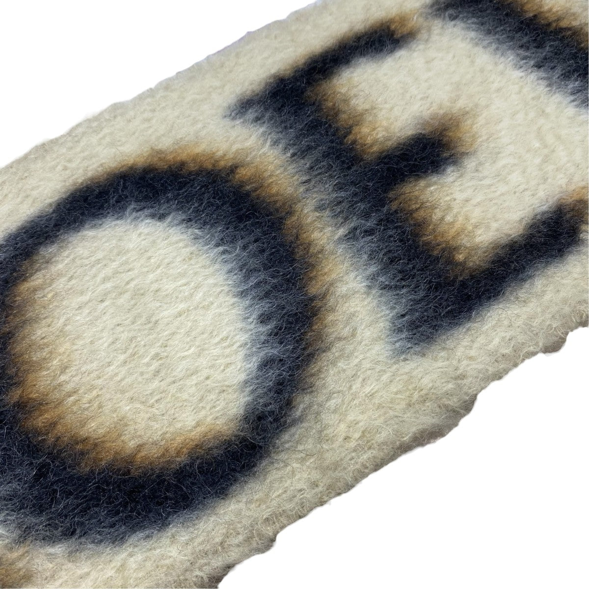 LOGO WOOL MOHAIR SCARFF811257X03