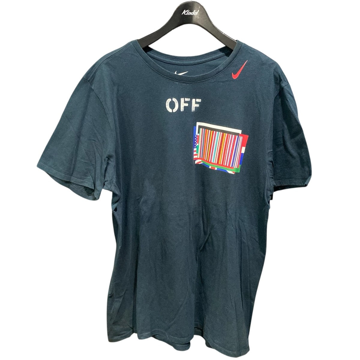 OFFWHITE×NIKE EQUALITY Tシャツ561416 古着・中古-1枚目のアイテム画像