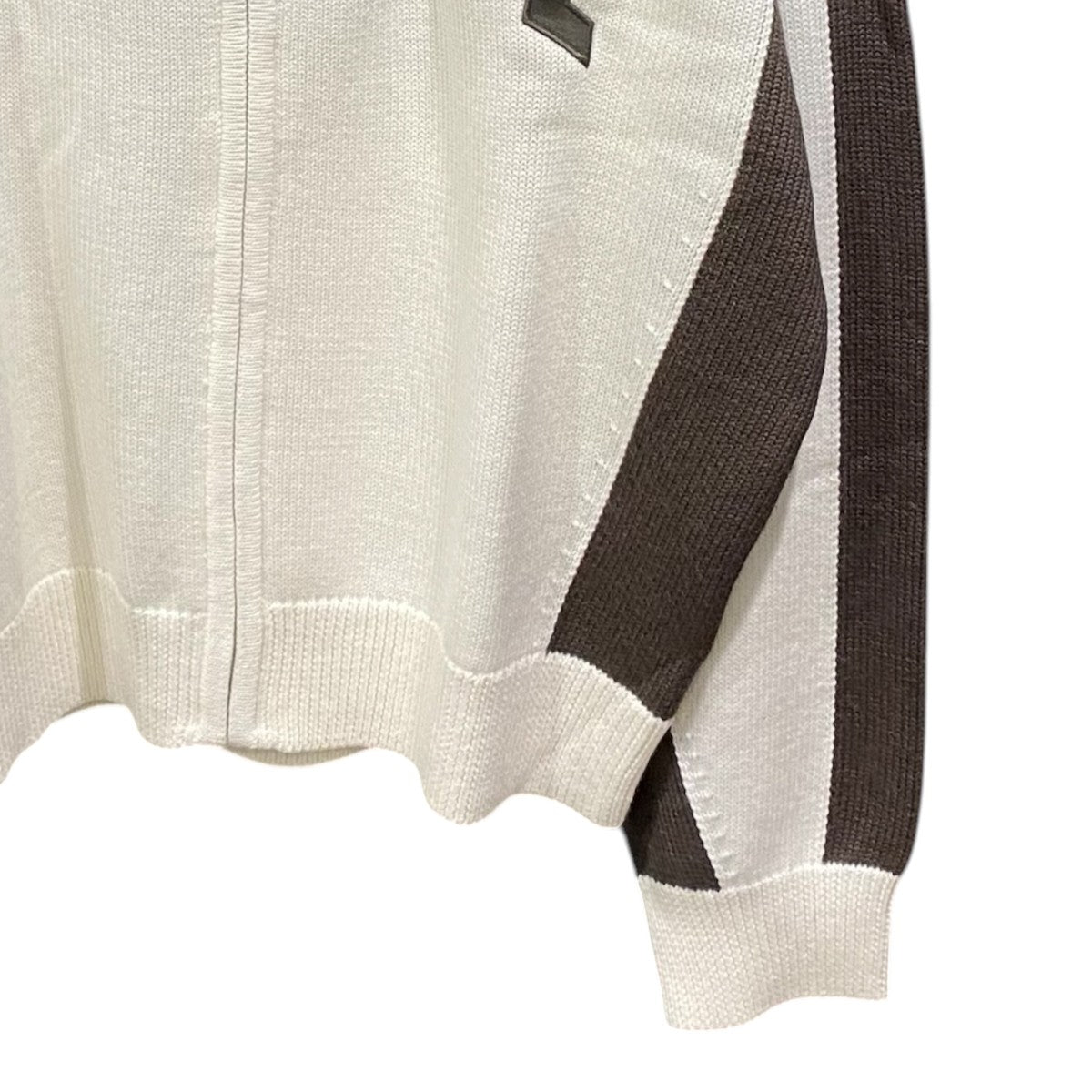 ニットジャケット arch funnel knit