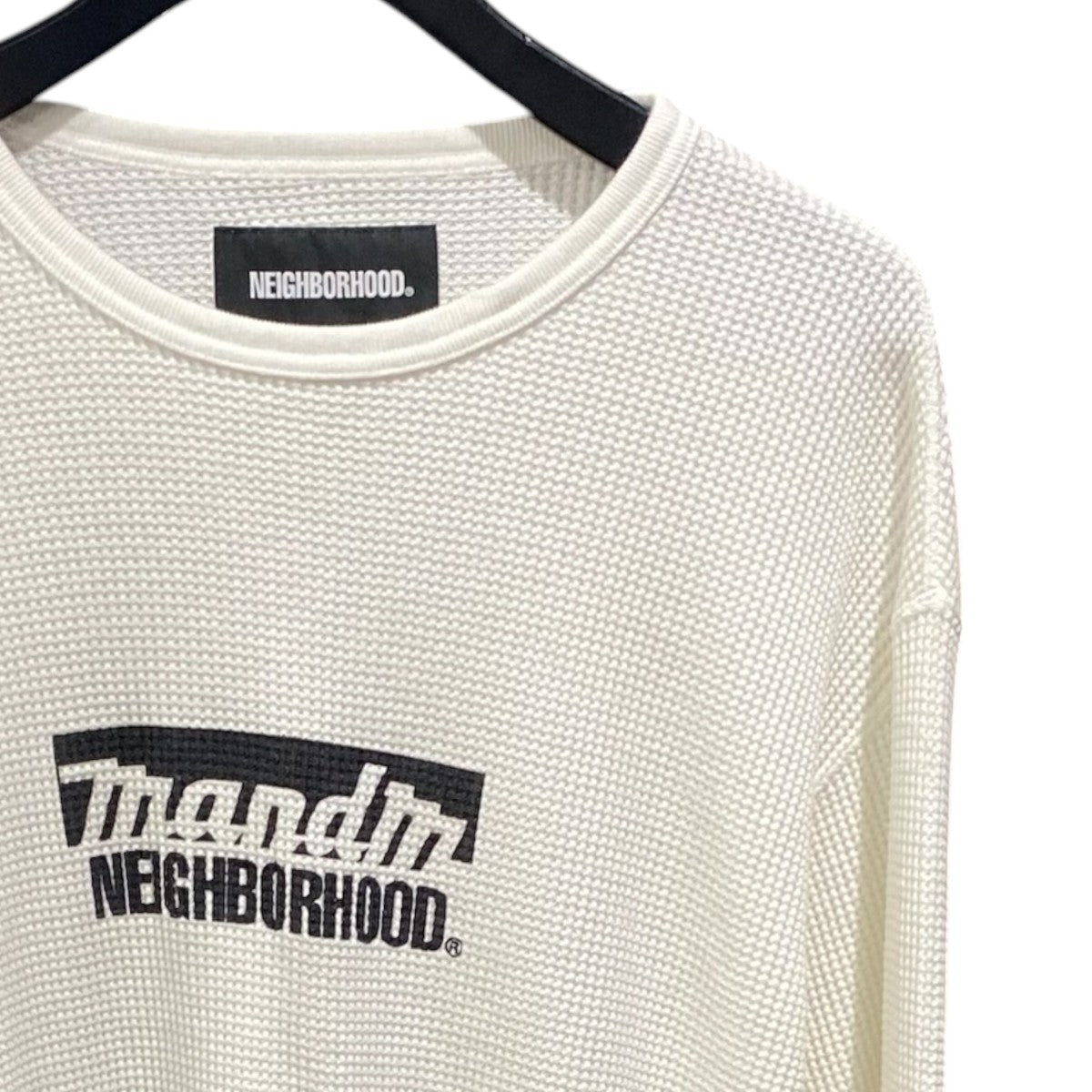 長袖Tシャツ WAFFLE FABRIC CREWNECK LS262UWMMN-CSM01