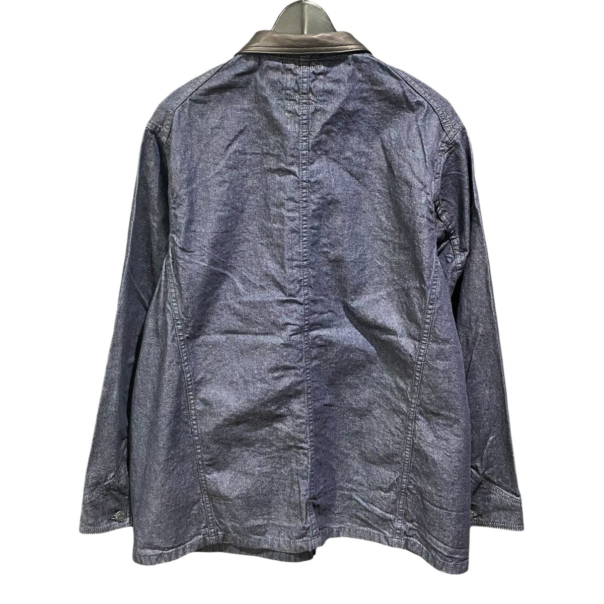 26AWカバーオール Leather Collar Denim Chore JacketGFC2001