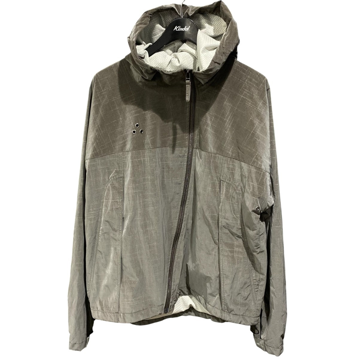 DIAGONAL ZIP HOODIECON-SSK21