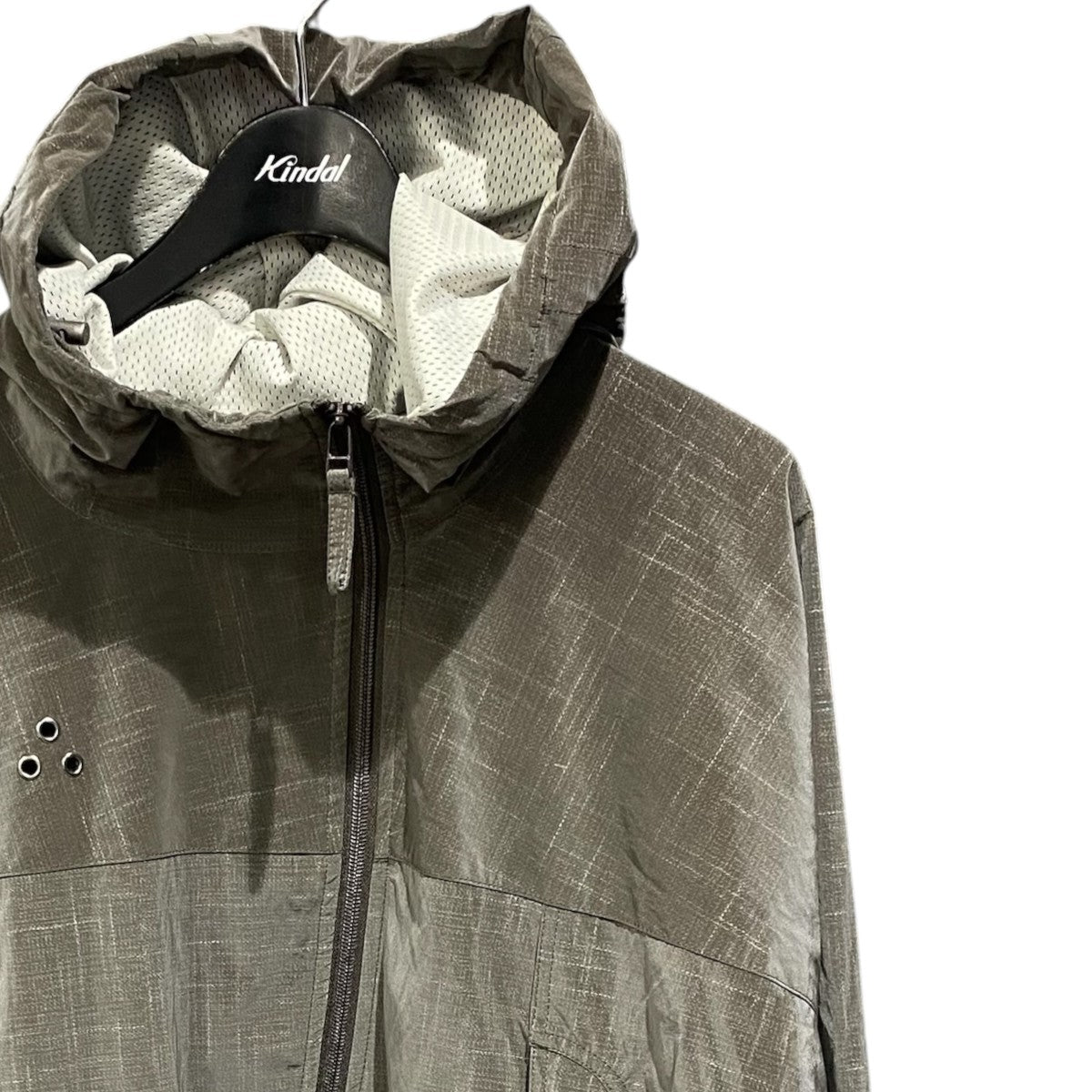 DIAGONAL ZIP HOODIECON-SSK21