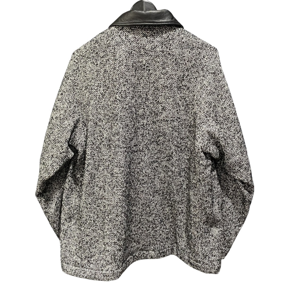 Leather Collar Riding Jacket10220204-2