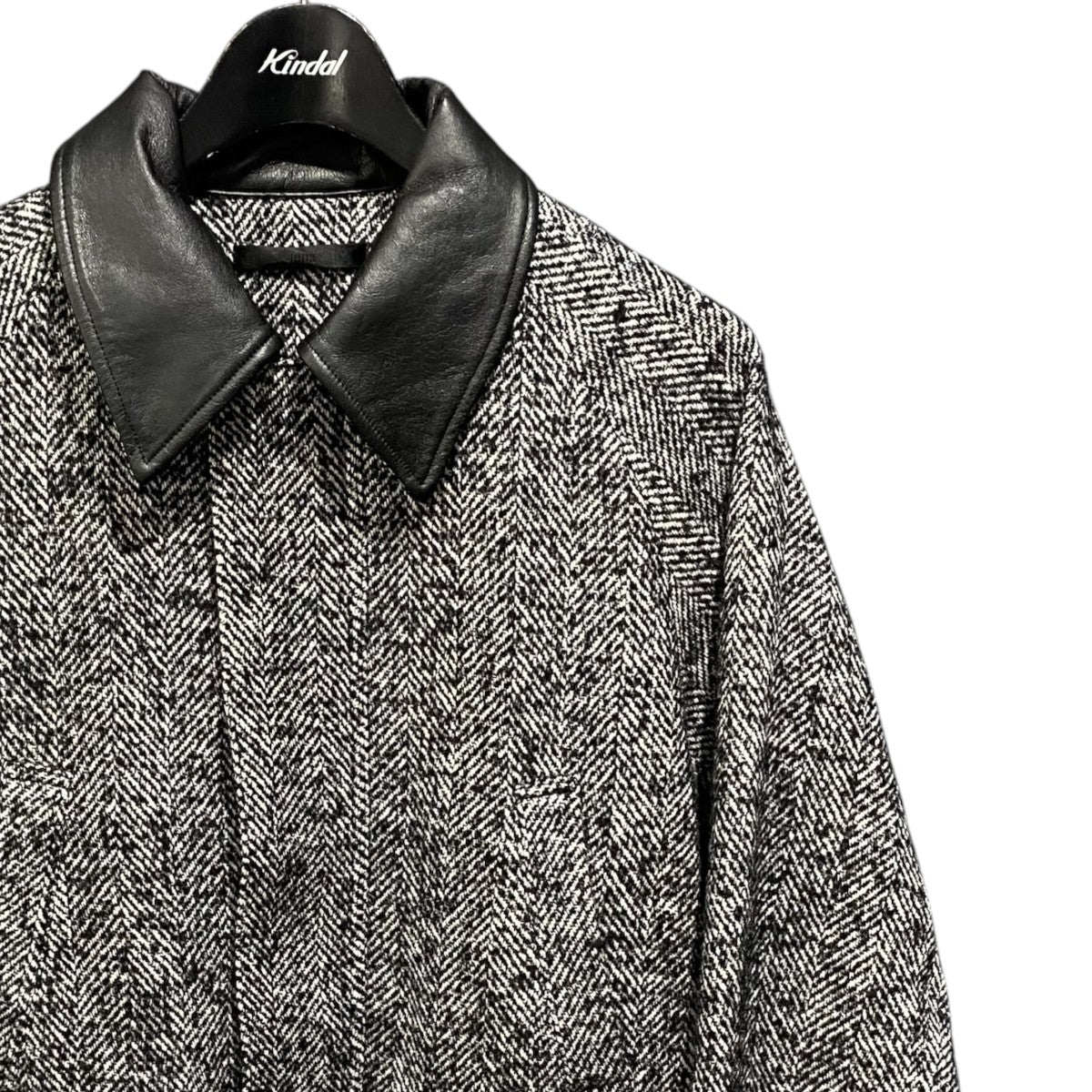 Leather Collar Riding Jacket10220204-2