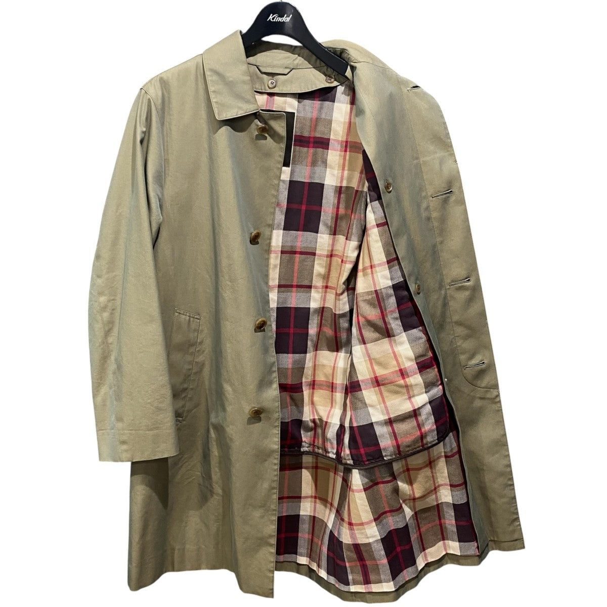 DUNFORD ギャバジンステンカラーコートG1A70-004-74