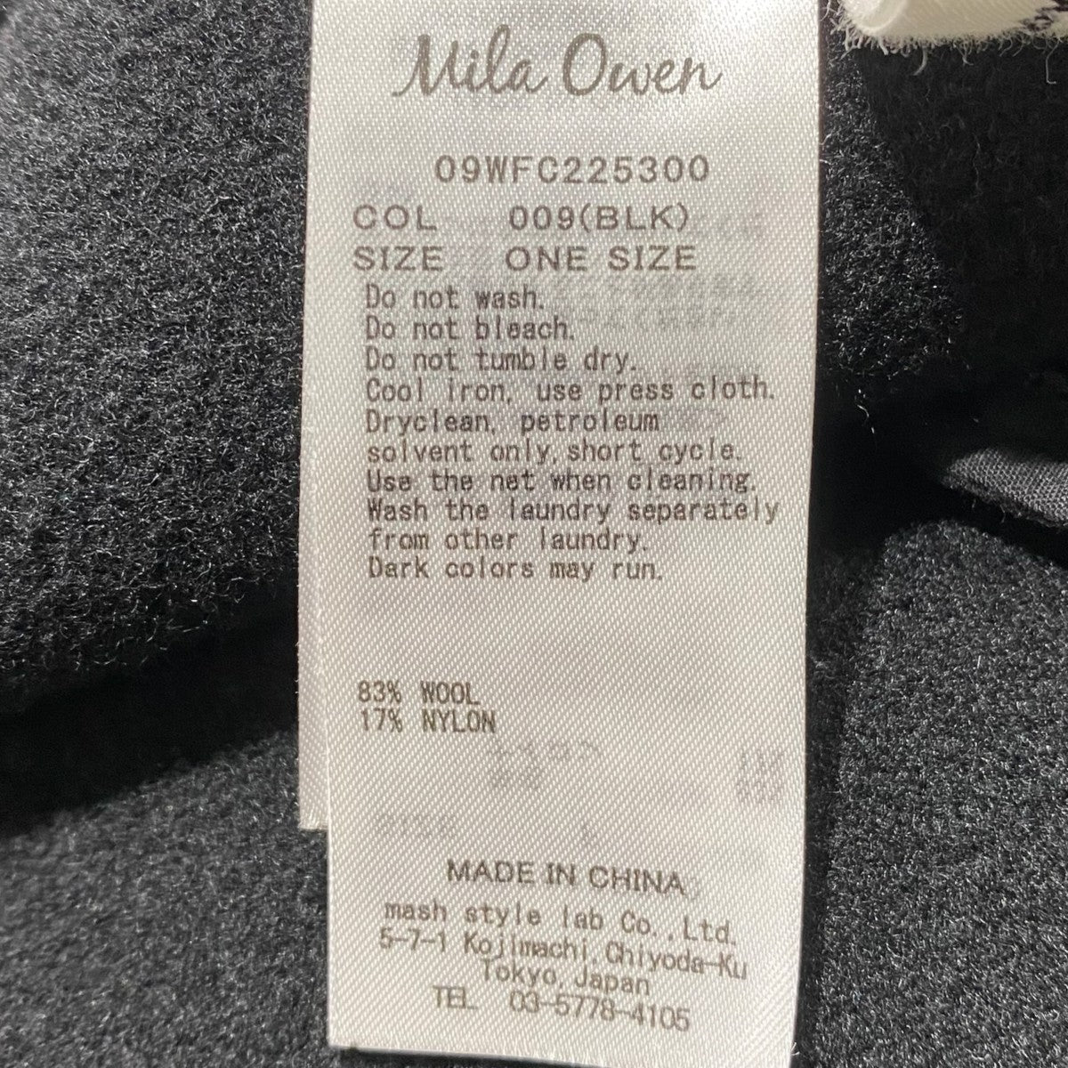 Mila Owen(ミラオーウェン) 接結ハーフ丈Aラインコート09WFC225300