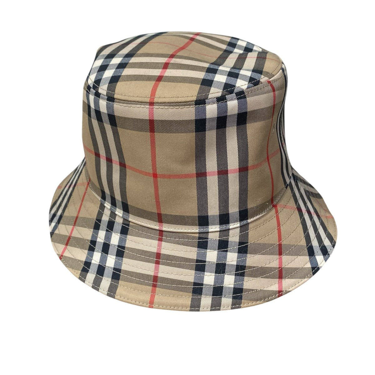 BURBERRY ノヴァチェック柄ハット 古着・中古-2枚目のアイテム画像