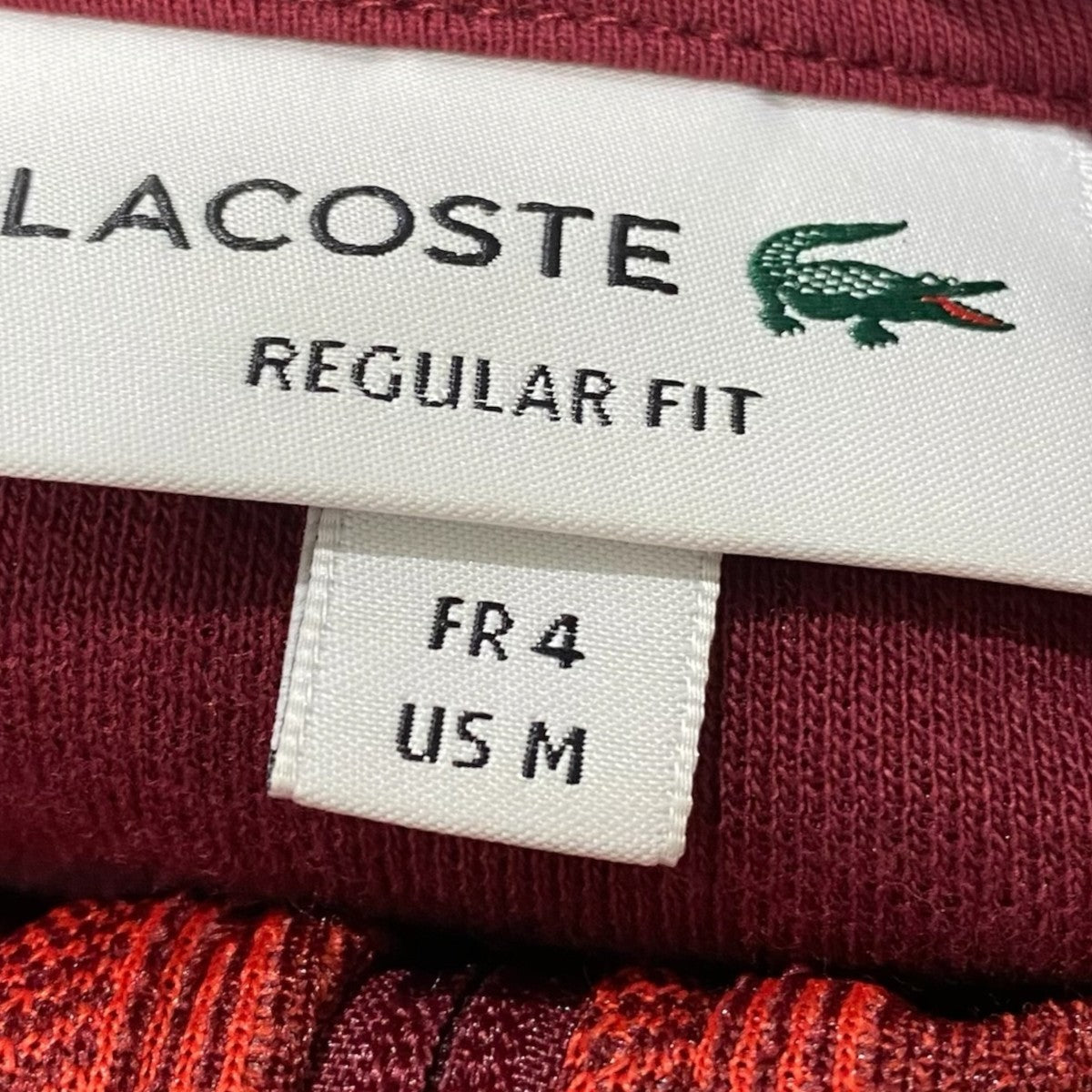 LACOSTE モノグラムジャガードトラックジャケットSH1368 古着・中古-6枚目のアイテム画像