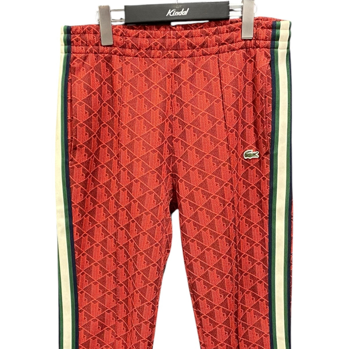 LACOSTE サイドテーピングモノグラムジャガードトラックパンツXH1440 古着・中古-3枚目のアイテム画像