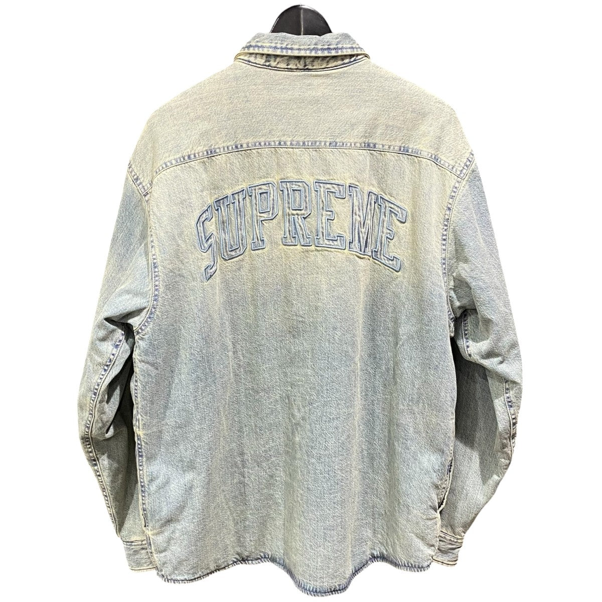 Supreme 24AWFaux Shearling Lined Work Shirt 古着・中古-2枚目のアイテム画像