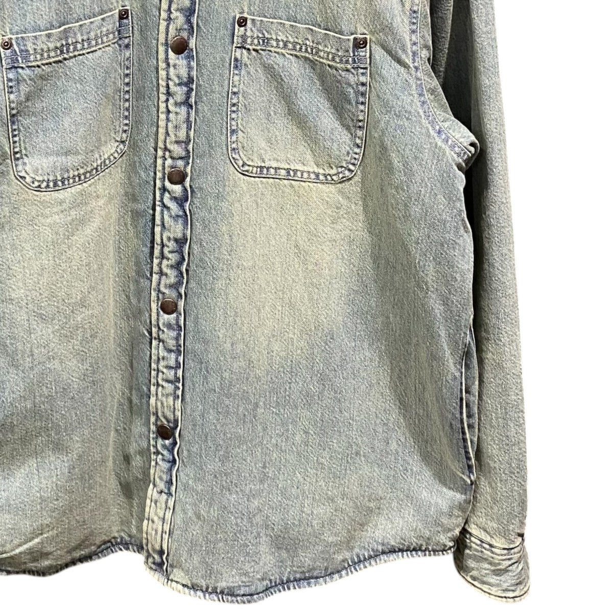 Supreme 24AWFaux Shearling Lined Work Shirt 古着・中古-4枚目のアイテム画像