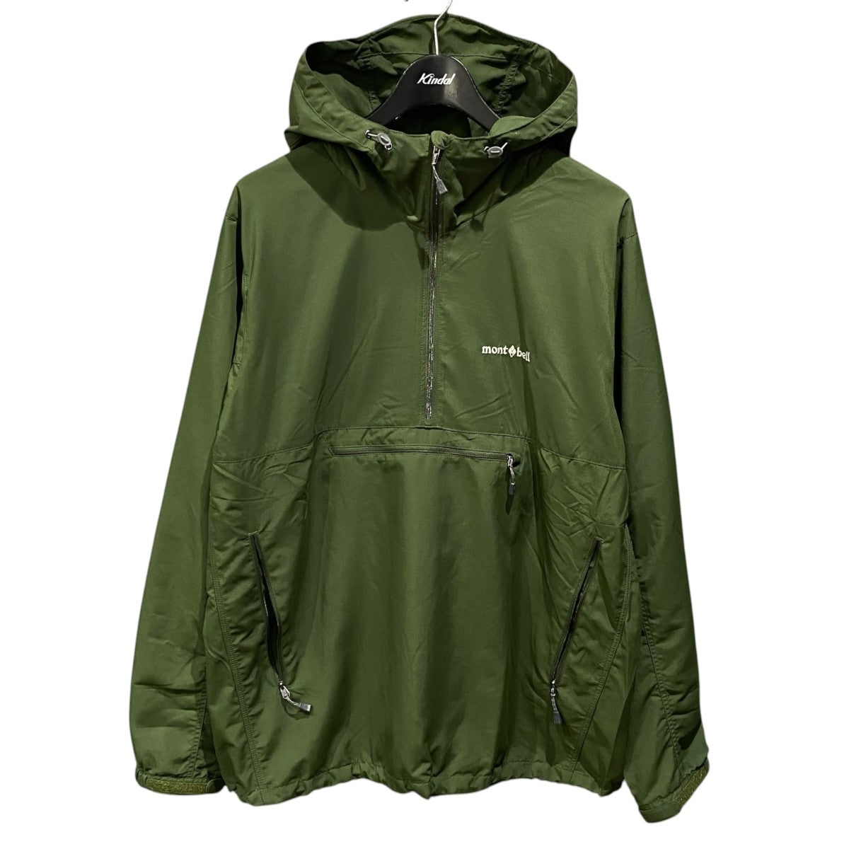 超レア 90s montbell モンベル アノラックパーカー vintage mont-bell(モンベル) O．Dアノラックパーカー1103247 1103247 グリーン