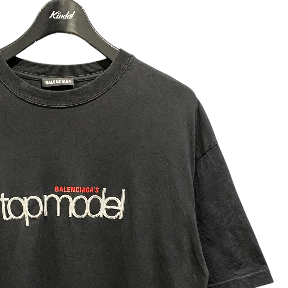 BALENCIAGA ロゴTシャツ612966 TIV82 古着・中古-3枚目のアイテム画像