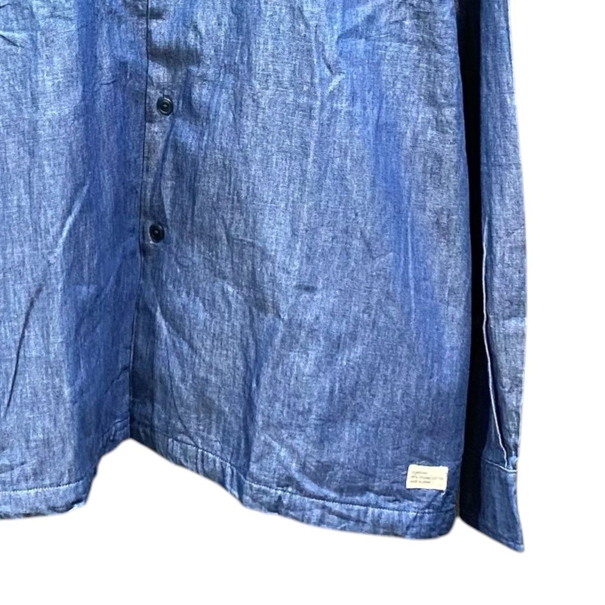 organicta ORGANIC COTTON DENIM SHIRT JACKET 古着・中古-4枚目のアイテム画像