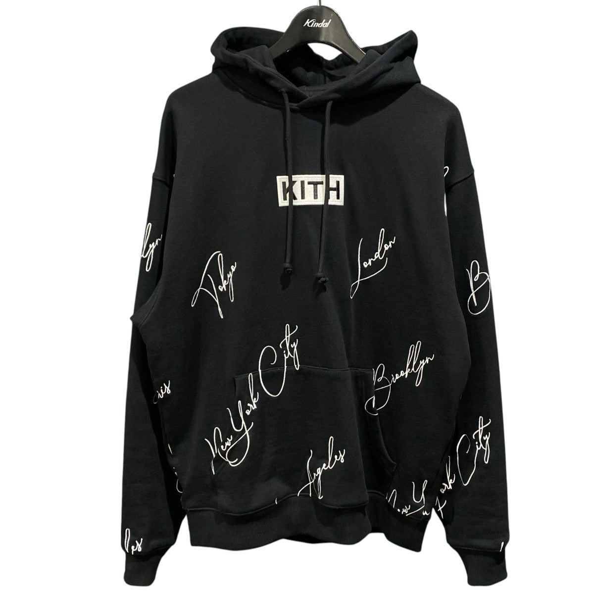 KITH City Script HoodieパーカーKHM030347 古着・中古-1枚目のアイテム画像