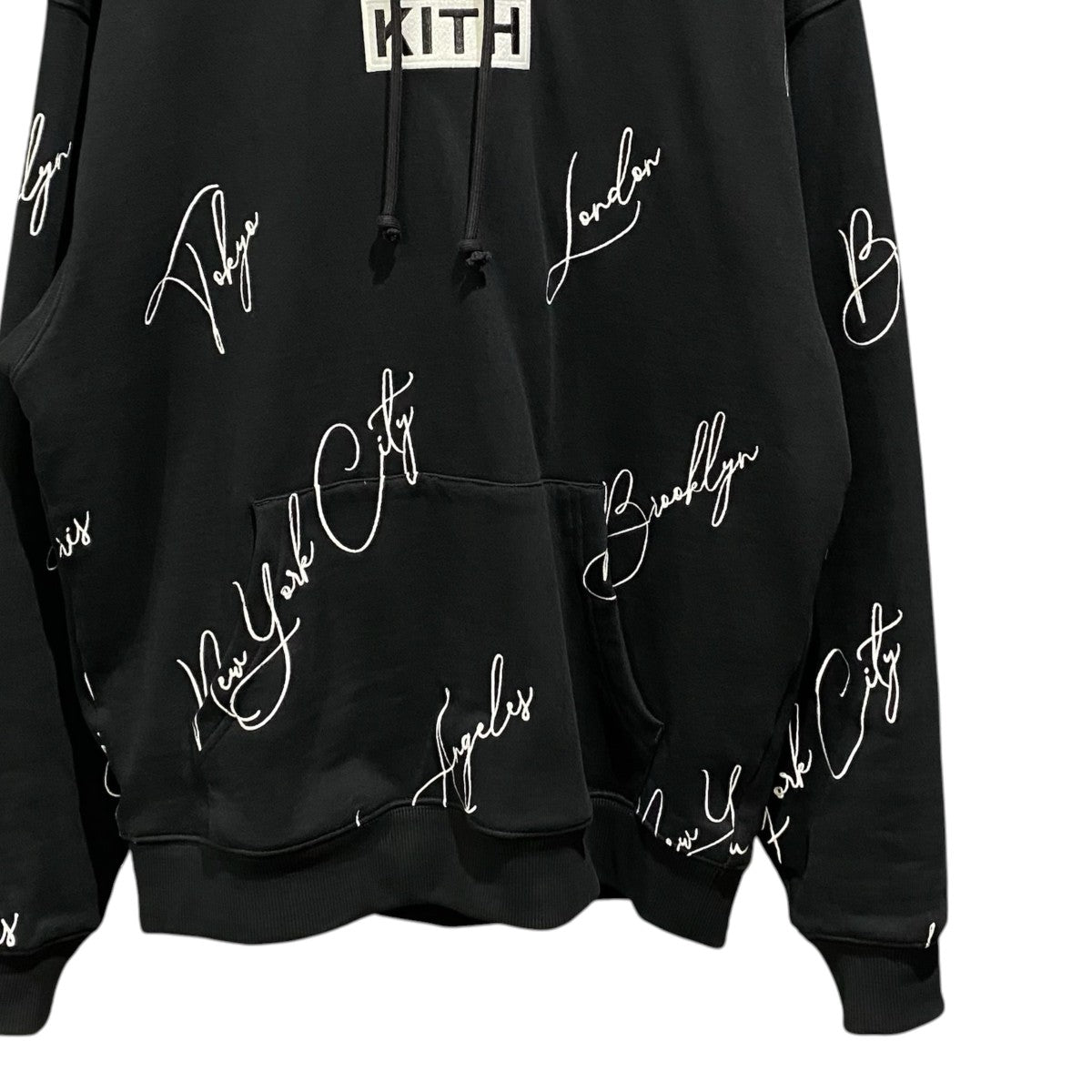 KITH City Script HoodieパーカーKHM030347 古着・中古-4枚目のアイテム画像