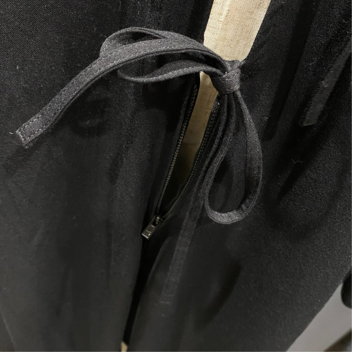Y’s 26AWTRIACETATE BLEND HOODIE OVERALLSレーヨン・トリアセテートオールインワンYW-D03-200 古着・中古-7枚目のアイテム画像