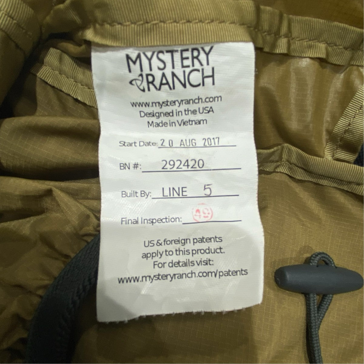 MYSTERY RANCH リュック292420 古着・中古-6枚目のアイテム画像