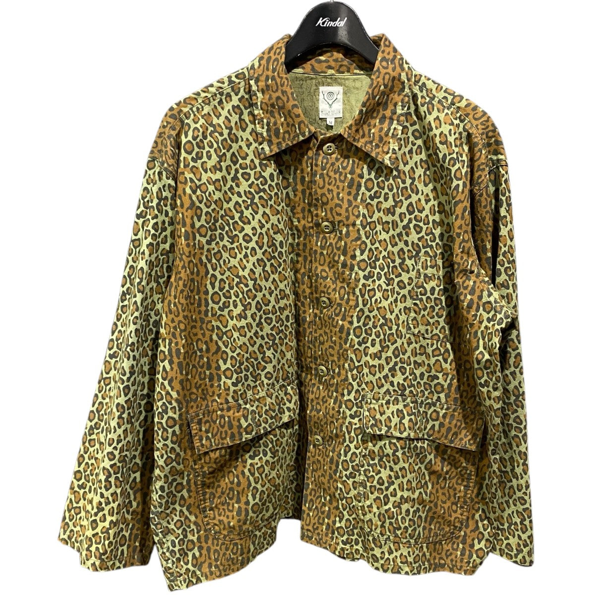 south2 west8 レオパード柄シャツジャケットFK845 古着・中古-1枚目のアイテム画像