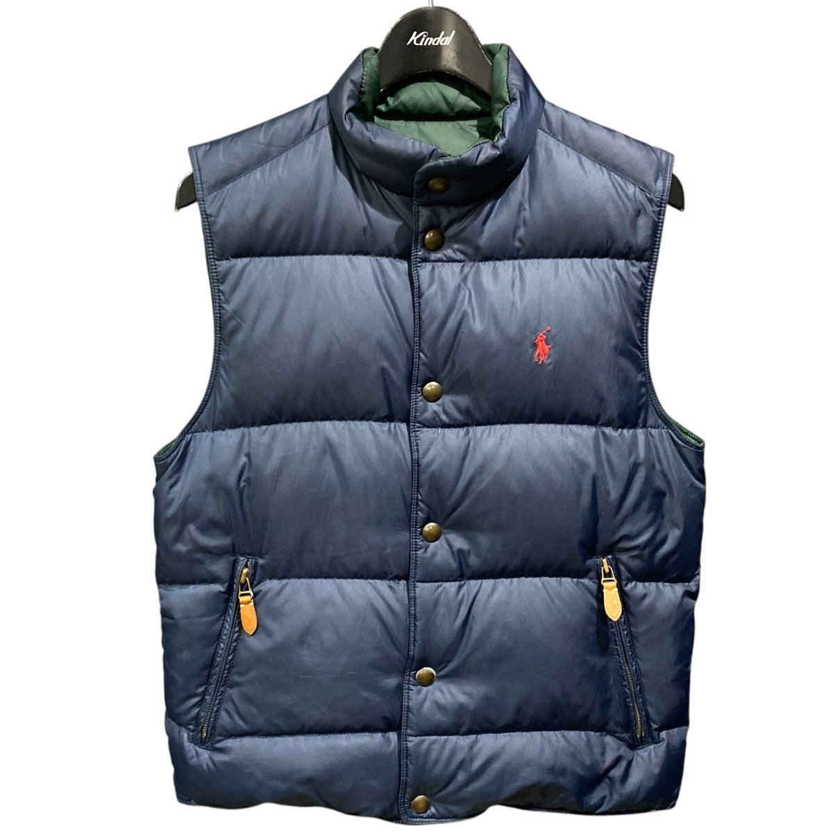 POLO RALPH LAUREN リバーシブルダウンベスト06439 古着・中古-1枚目のアイテム画像