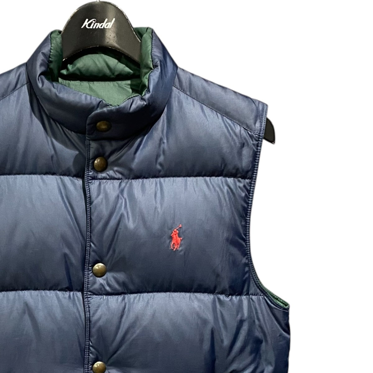 POLO RALPH LAUREN リバーシブルダウンベスト06439 古着・中古-5枚目のアイテム画像