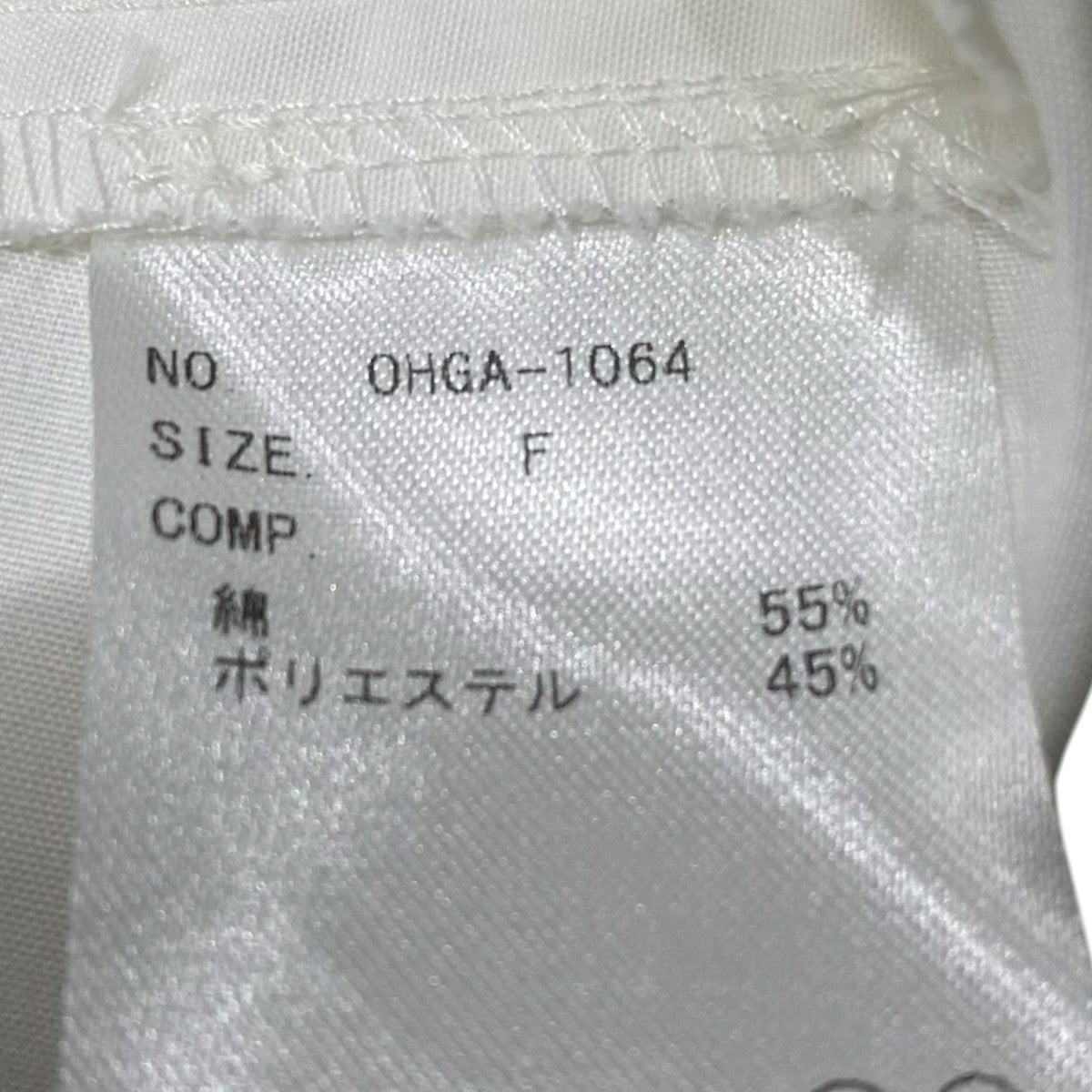 OHGA 長袖ブラウスOHGA-1064 古着・中古-5枚目のアイテム画像
