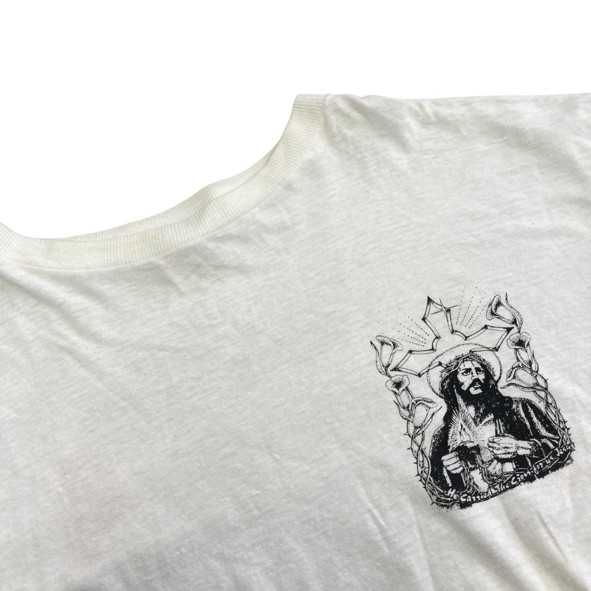 80s Liner Jesus半袖Tシャツ