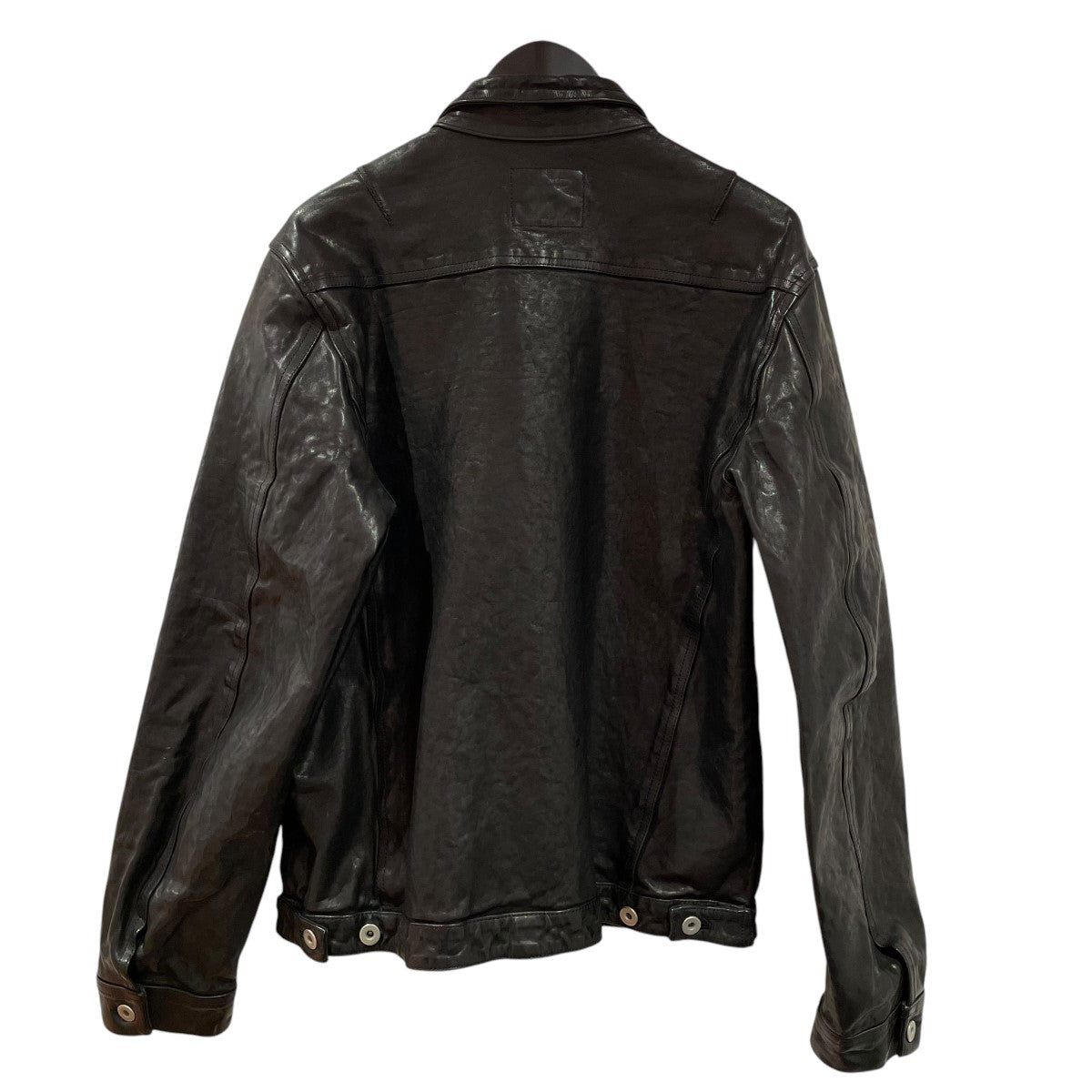 24SSGARMENT-DYED” 2ND． JACKETレザージャケット1254-31