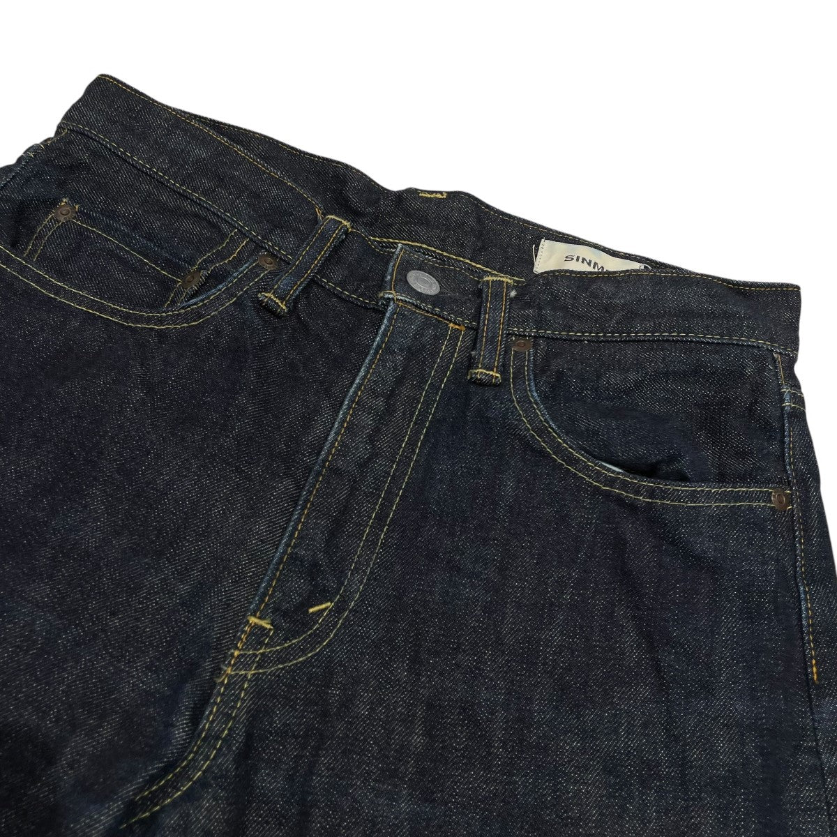 お値下げ美品♡GALLERY VISCONTI インディゴ デニムパンツ　黒 SINME(シンメ) インディゴデニムパンツデニムパンツ インディゴ サイズ