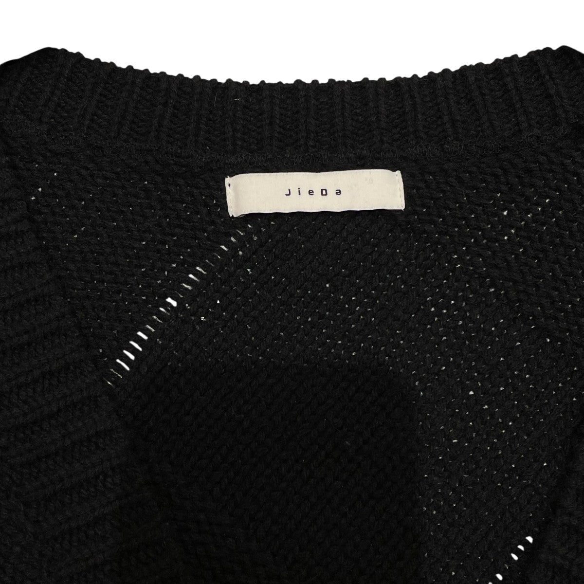 Jieda(ジエダ) 22AWPANEL WOVEN CARDIGANJie-22W-KN01 Jie-22W-KN01