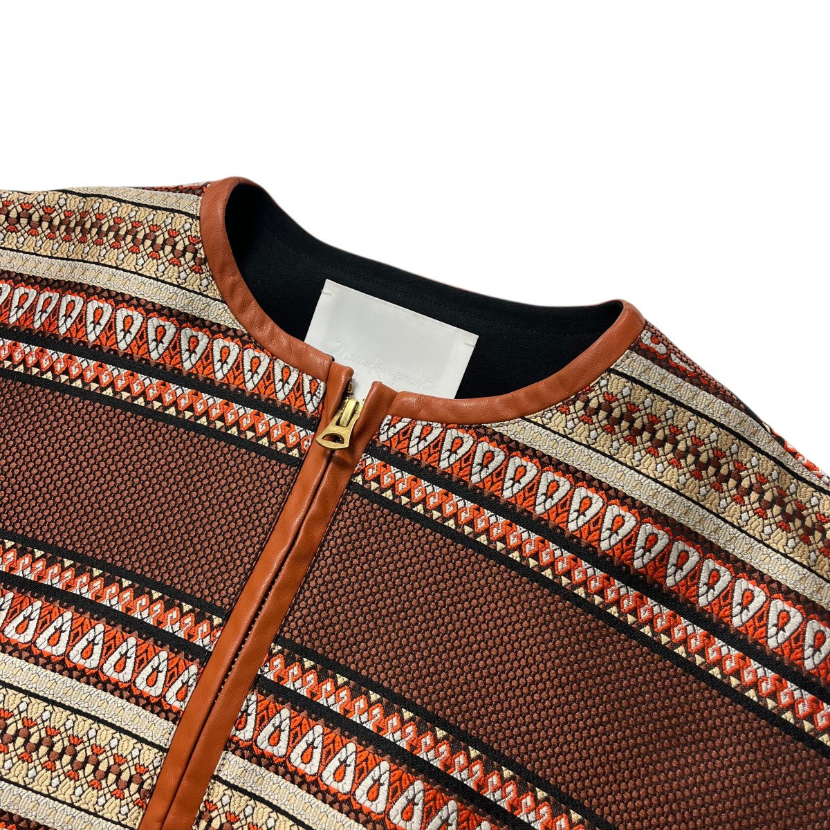 mame kurogouchi Ethnic Pattern Jacquard BlousonエスニックパターンブルゾンMM20PF-JK710 古着・中古-3枚目のアイテム画像