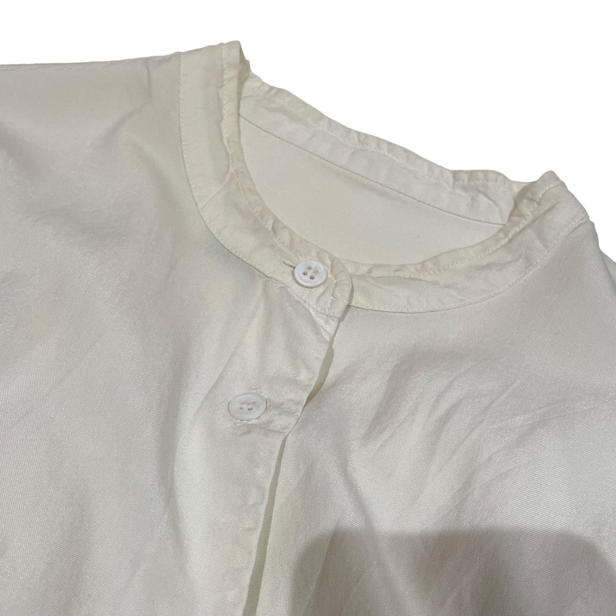 CASEY CASEY 21AW FABIANO WITHOUT COLLAR SHIRT バンドカラー