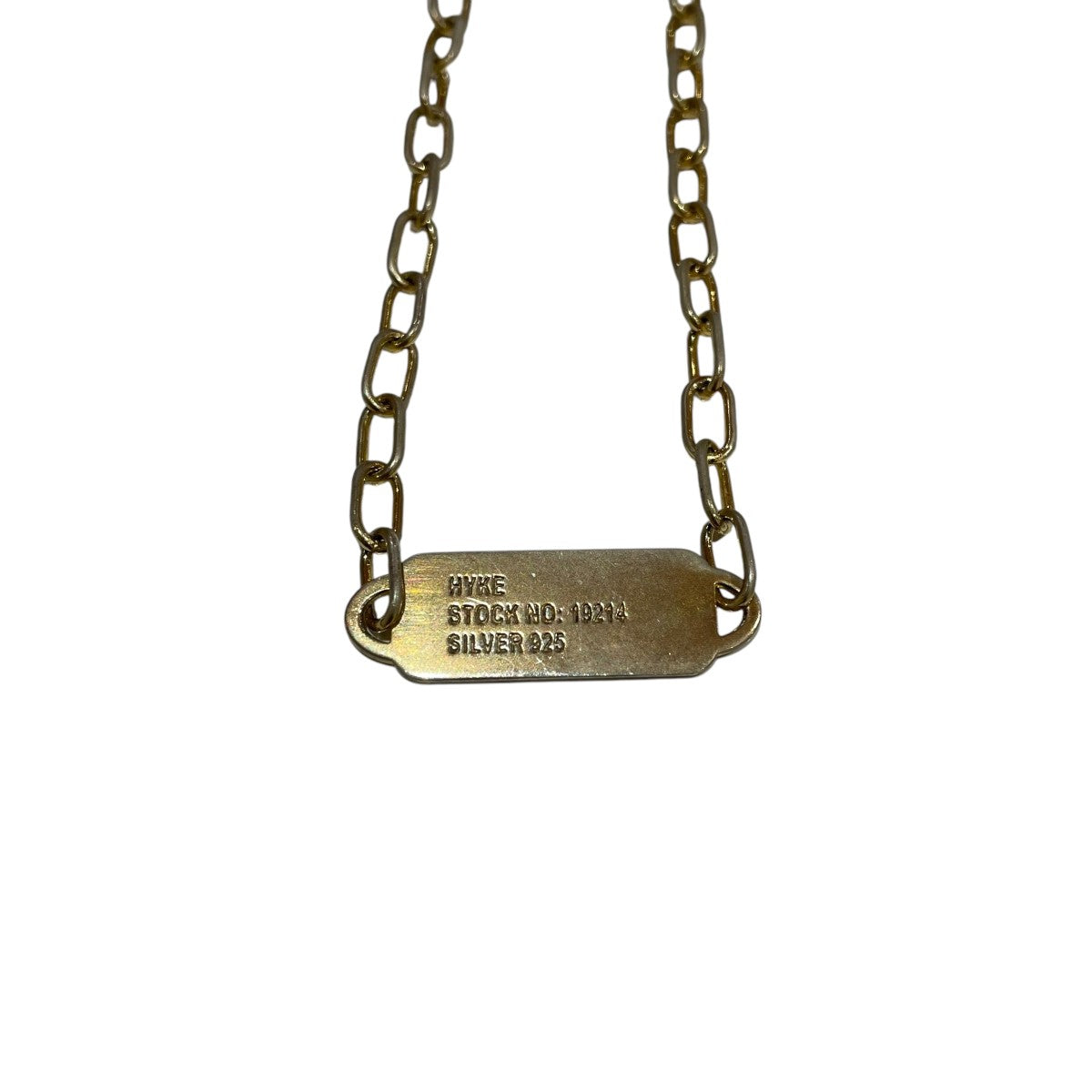 ID CHAIN NECKLACEチェーンネックレス