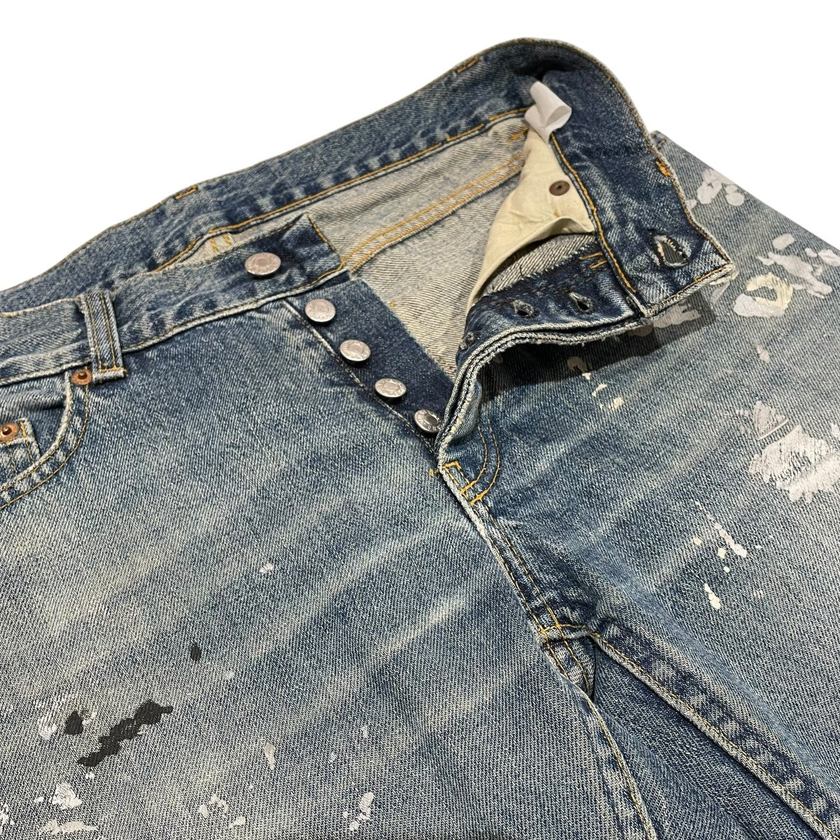 HELMUT LANG(ヘルムートラング) 90sペンキプリントデニムパンツ HELMUT LANG(ヘルムートラング) 90sペンキプリントデニムパンツ