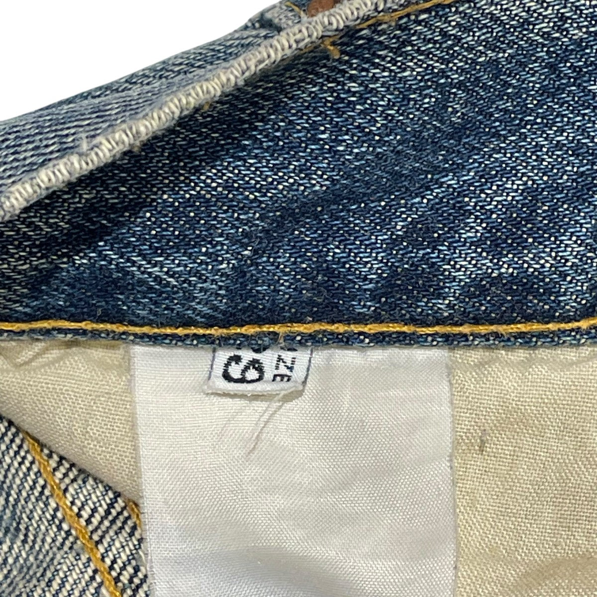 HELMUT LANG(ヘルムートラング) 90sペンキプリントデニムパンツ